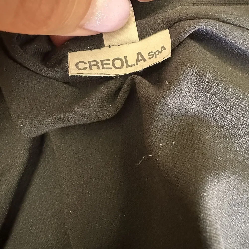 Creola Women's Black Stretch Sleeveless Sheath Dress Sz 6/42